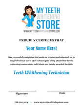 Load image into Gallery viewer, Teeth Whitening Certification Program with 10 Client Kits